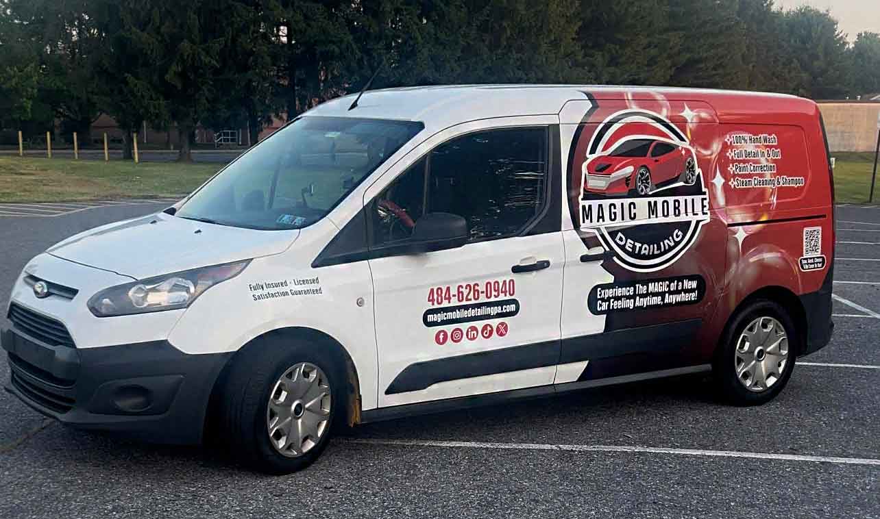 Our mobile car detailing van